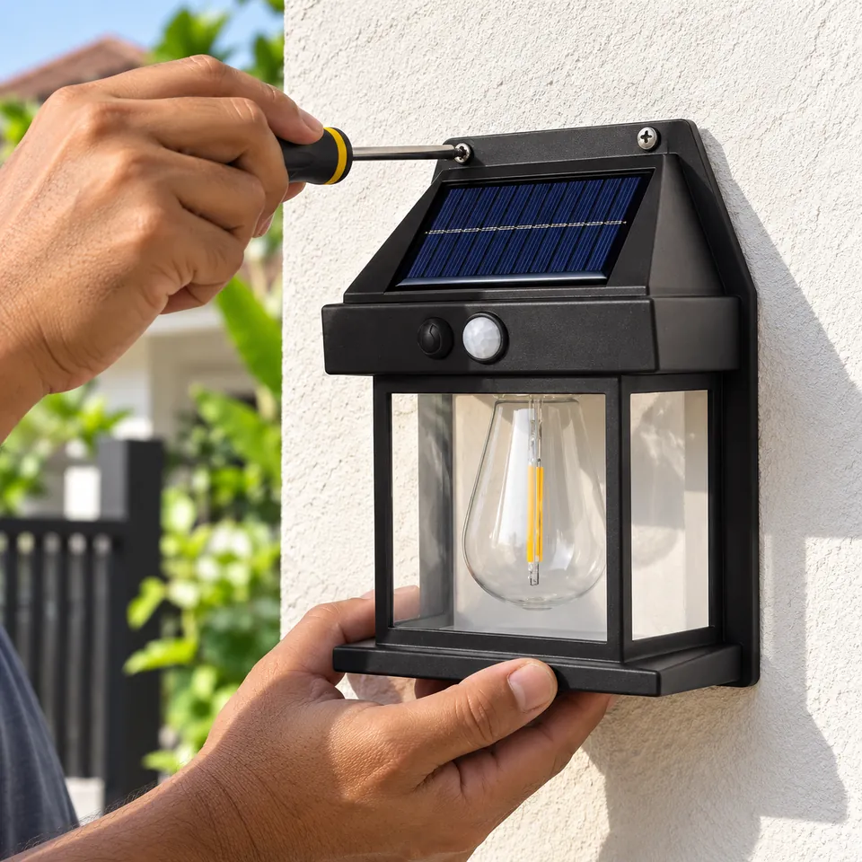 Kenalan dengan Lampu Solar Dinding Model Rumah